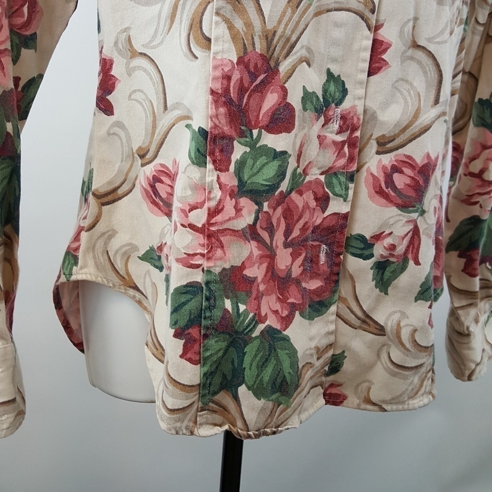 GUESS FLORAL PRINT TOP - Picture 5 of 7